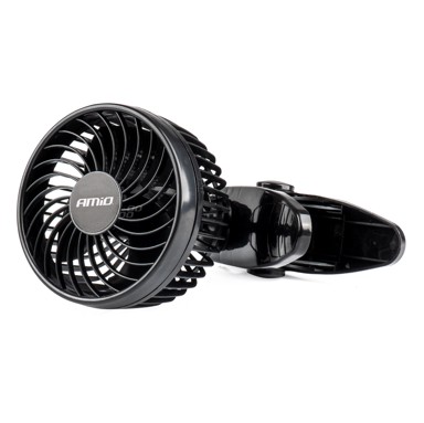 AMIO Ventilator za auto s zakačkom 4,5", 24V